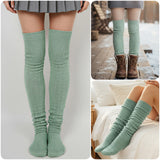 Wrapables Winter Knit Over the Knee Thigh High Boot Socks