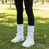 Wrapables Knee High Slouchy Scrunch Socks for Women (Set of 3)