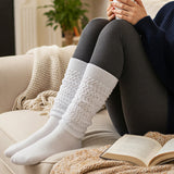 Wrapables Knee High Slouchy Scrunch Socks for Women (Set of 3)