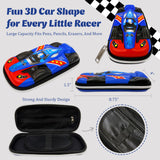 Wrapables 3D Sports Car Hard Shell Pencil Case, EVA Pencil Storage Box for Stationery Tools