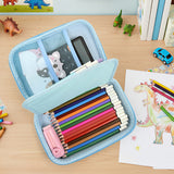 Wrapables Large Capacity EVA Hard Shell 3D Pencil Case, Pencil Storage Box for Stationery Tools, Dinosaurs