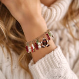 Wrapables Christmas Holiday Charms Friendship Bracelet