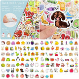 Wrapables Waterproof Vinyl Stickers for Water Bottles, Laptop, Phones, Skateboards, Decals for Teens