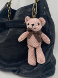 Wrapables Plush Teddy Bear Keychain Bag Charm, Stuffed Animal Doll Accessories (Set of 2)