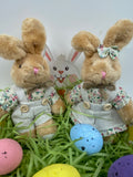 Wrapables Country Floral Plush Stuffed Animal Doll Keychain Bag Charm (Set of 2)