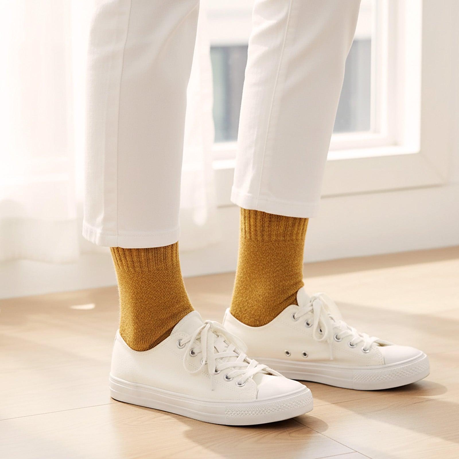 Wrapables Thick Thermal Warm Merino Wool Hiking Socks for Women (Set of 5)