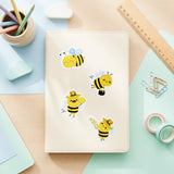 Wrapables 1.5 Inch Sticker Roll, Stickers for Sealing Cards, Envelopes, Gift Boxes, Festive Party Favors (500pcs), Busy Bees