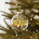 Wrapables 1.5 Inch Gold Foil Christmas Sticker Label Roll, Holiday Stickers for Sealing Cards, Envelopes, Gift Boxes (500pcs), Festive Christmas