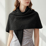 Wrapables Thick Wool Blend Triangle Winter Scarf Shawl for Women