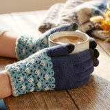 Wrapables Cold Weather Touchscreen Texting Gloves for Women (Set of 2)