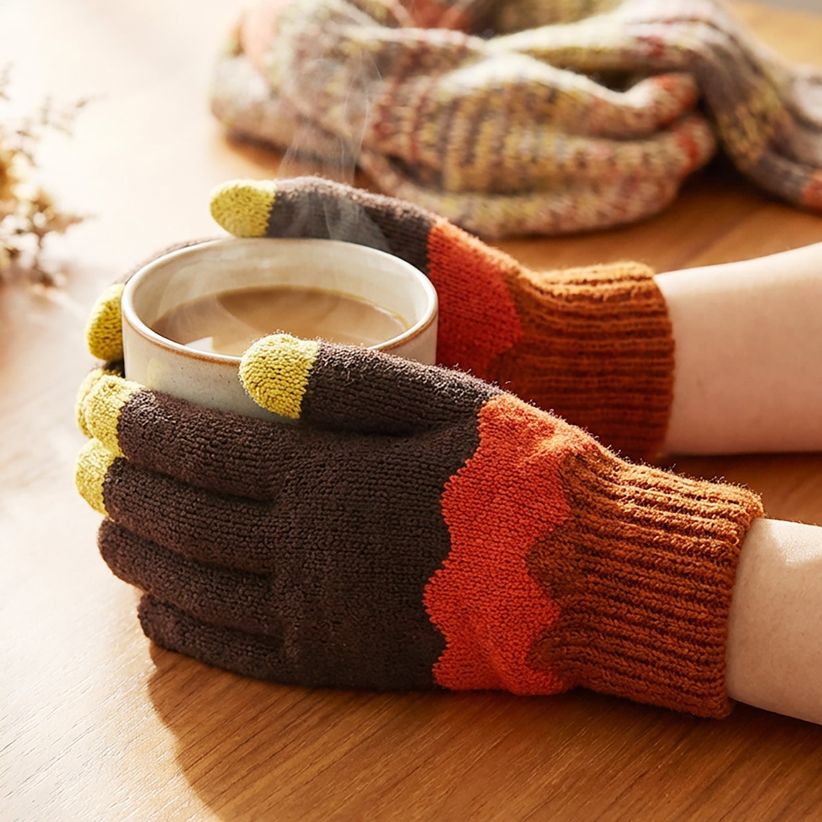 Wrapables Cold Weather Touchscreen Texting Gloves for Women (Set of 2)