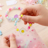 Wrapables Girls Princess Dress-Up Beaded Bracelet Jewelry for Party Favors, Goodie Bags, Birthday Parties (Set of 5)