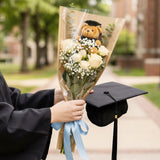 Wrapables Flower Bouquet Bags, Kraft Paper Floral Wrapping Sleeves for Valentines, Mothers Day, Weddings (50pcs)