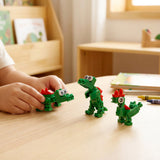 Wrapables Animal Building Blocks Set, 3-in-1 Building Kits for Party Favors, Goodie Bag Stuffer, Stocking Stuffer (Set of 12)