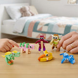 Wrapables Animal Building Blocks Set, 3-in-1 Building Kits for Party Favors, Goodie Bag Stuffer, Stocking Stuffer (Set of 12)