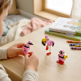 Wrapables Animal Building Blocks Set, Transformable Building Kits for Party Favors, Goodie Bag Stuffer, Stocking Stuffer (Set of 12), Animal World