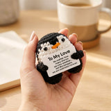 Wrapables Emotional Support and Inspirational Gift, Crochet Doll with Positive Words Card, For Valentines Day, Appreciation, Inspiration