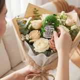 Wrapables Emotional Support and Inspirational Gift, Crochet Doll with Positive Words Card, For Valentines Day, Appreciation, Inspiration