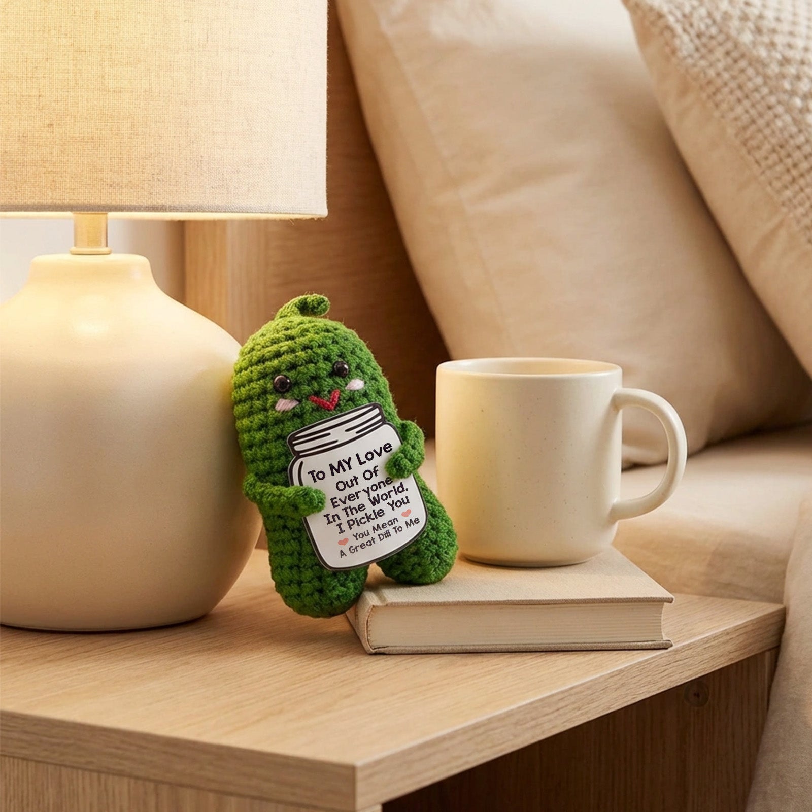 Wrapables Emotional Support and Inspirational Gift, Crochet Doll with Positive Words Card, For Valentines Day, Appreciation, Inspiration