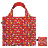 LOQI LOVE LIFE Recycled Reusable Shopping Bag