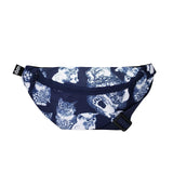 LOQI RED POPPY BEE Cats Recycled Fanny Pack, Bumbag, Belt Bag, Crossbody Bag