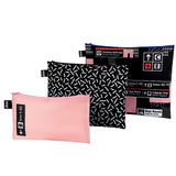 LOQI AIRPORT Icons Zip Pockets, Travel Pouches