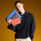 LOQI LOVE LIFE Recycled Zip Pockets, Travel Pouches