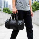 LOQI LOVE LIFE Metallic Black Medium Weekender, Handbag, Crossbody Bag