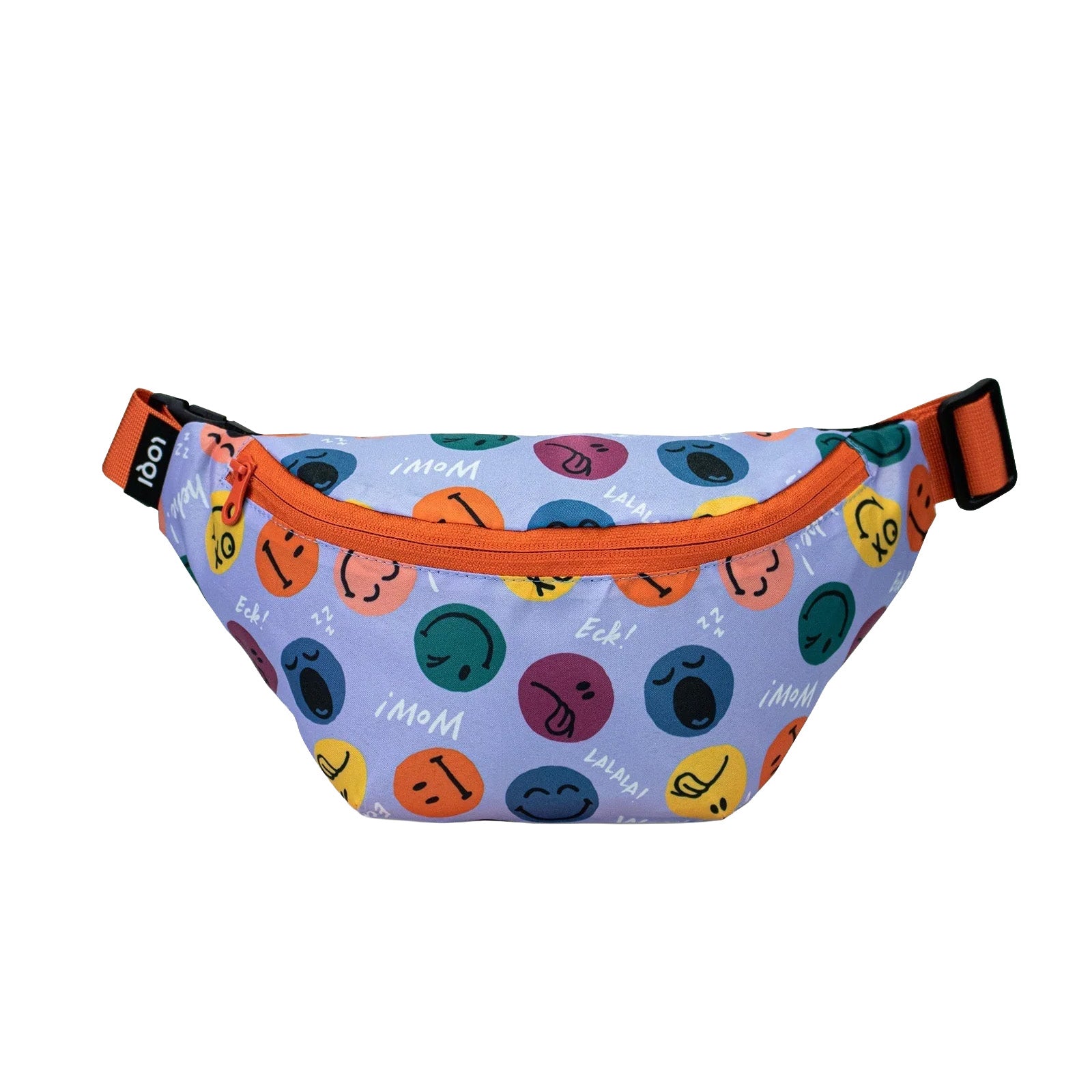 LOQI SMILEY Boys and Girls Recycled Fanny Pack, Bumbag, Belt Bag, Crossbody Bag
