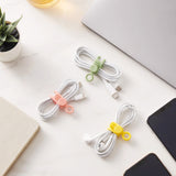 Wrapables Reusable Silicone Cable Cord Ties, Cord Organizer, Management, Bundling (Set of 20)