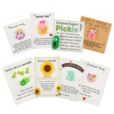 Wrapables Pocket Hug Tokens, Emotional Support and Inspirational Gift with Positive Words Card (Set of 8)