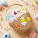 Wrapables Easter Self-Adhesive Foam Stickers, For Arts & Crafts, Decorations, Party Favors, and Easter Egg Fillers (150pcs)