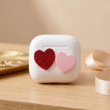 Wrapables Heart Shaped Self-Adhesive Glitter Foam Stickers, For Arts & Crafts, Decorations, Valentines Day, Mothers Day (200pcs)