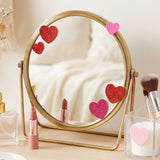 Wrapables Heart Shaped Self-Adhesive Glitter Foam Stickers, For Arts & Crafts, Decorations, Valentines Day, Mothers Day (200pcs)