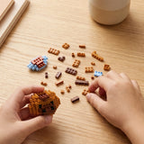 Wrapables Animal Building Blocks Set for Party Favors, Goodie Bag Stuffer, Stocking Stuffer (Set of 12), Wild Animals