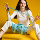 LOQI VINCENT VAN GOGH Almond Blossom Recycled Medium Weekender, Handbag, Crossbody Bag