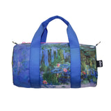LOQI CLAUDE MONET Water Lilies Neon Recycled Medium Weekender, Handbag, Crossbody Bag