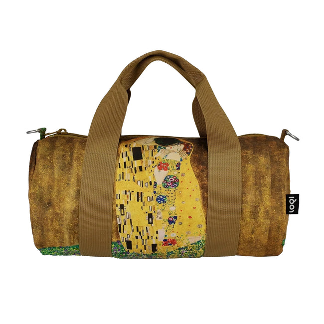 LOQI GUSTAV KLIMT The Kiss Recycled Medium Weekender, Handbag, Crossbody Bag