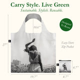 LOQI DENNIS STOCK Venice Beach Rock Festival Recycled Reusable Shopping Bag
