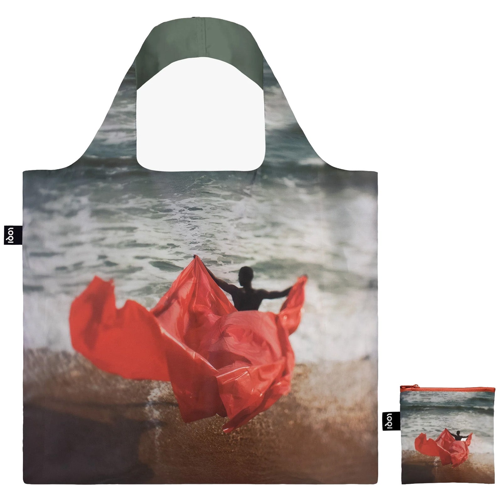 LOQI CRISTINA DE MIDDEL Midnight at the Crossroads Reusable Shopping Bag