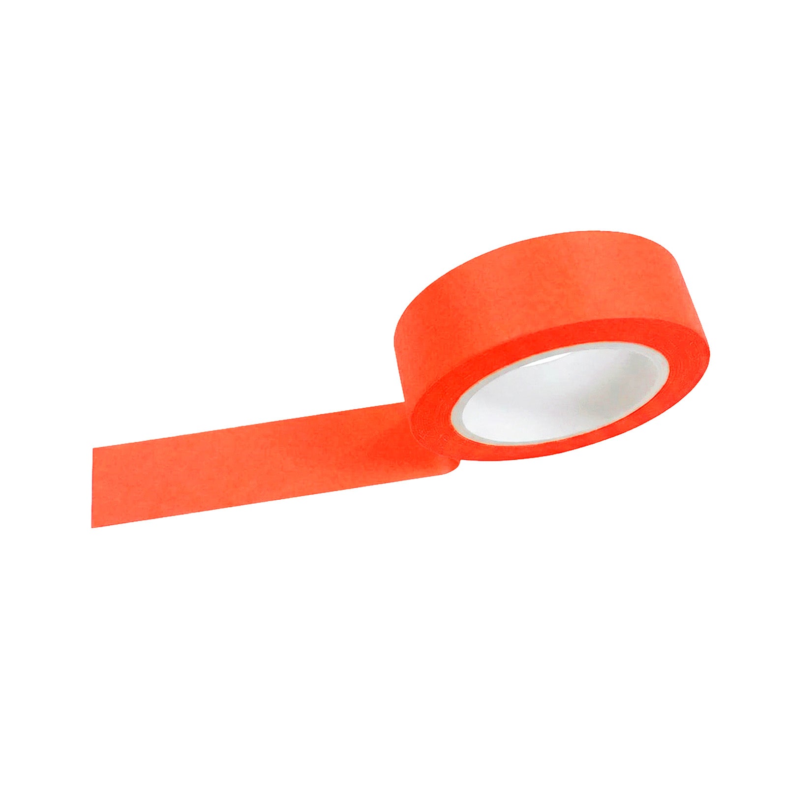 Wrapables Colorful Washi Masking Tape, Solid Tangelo Orange