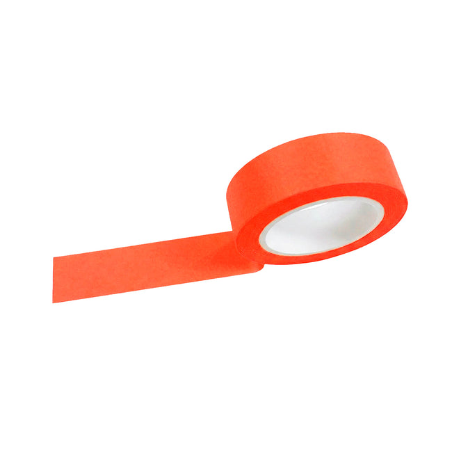 Wrapables Colorful Washi Masking Tape, Solid Tangelo Orange
