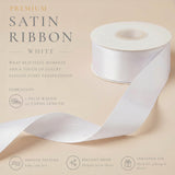 Wrapables Gift Wrapping, Wedding Decor, Floral Bouquets, DIY Crafts Satin Ribbon 1 Inch x 50 Yards (Set of 2), Chinoiserie