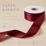 Wrapables Gift Wrapping, Wedding Decor, Floral Bouquets, DIY Crafts Satin Ribbon 1 Inch x 50 Yards (Set of 2), Spirits