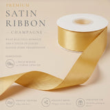 Wrapables Gift Wrapping, Wedding Decor, Floral Bouquets, DIY Crafts Satin Ribbon 1 Inch x 50 Yards (Set of 2), Spirits