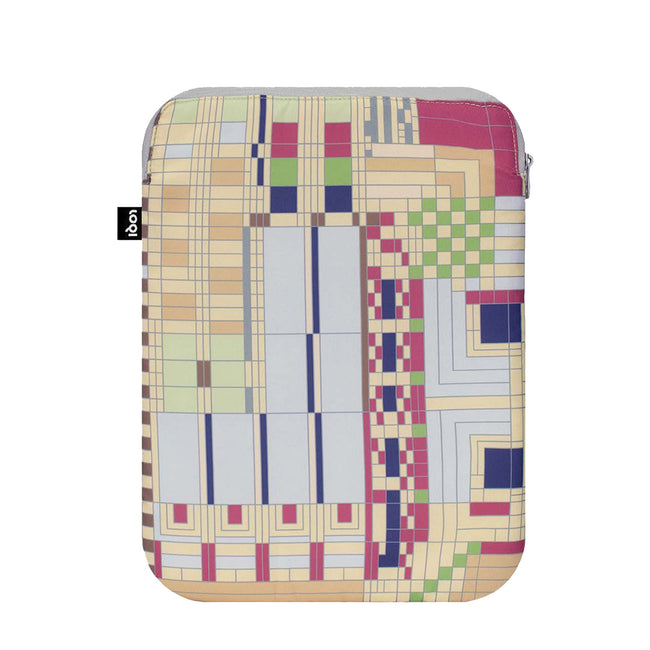 LOQI FRANK LLOYD WRIGHT Old Fashion Windows Recycled Laptop Sleeve