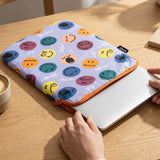 LOQI SMILEY Boys and Girls Recycled Laptop Sleeve