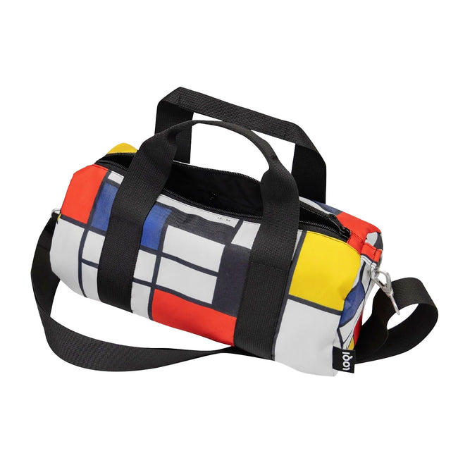 LOQI PIET MONDRIAN Composition Recycled Medium Weekender, Handbag, Crossbody Bag
