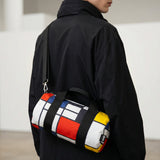 LOQI PIET MONDRIAN Composition Recycled Medium Weekender, Handbag, Crossbody Bag