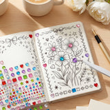 Wrapables 405pcs Acrylic Self Adhesive Crystal Rhinestone Gem Stickers, DIY, Arts and Crafts Supplies (Set of 3), Assorted